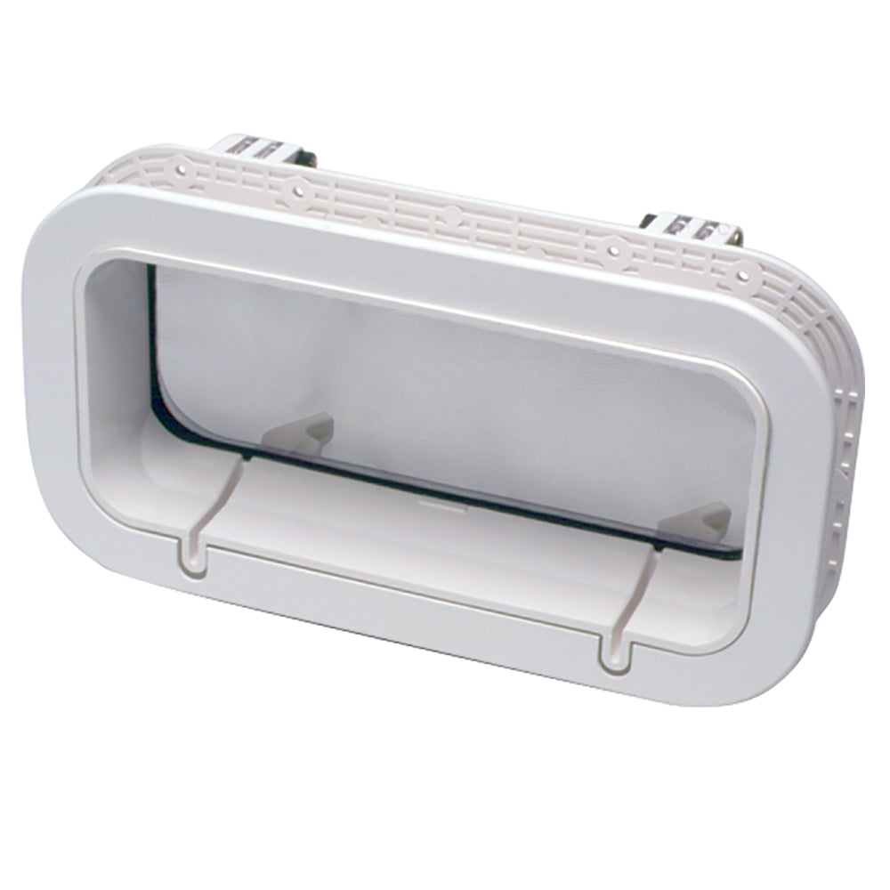 Beckson Drain Port 4 x 14 x 1Depth WhiteClear PO414DWC10