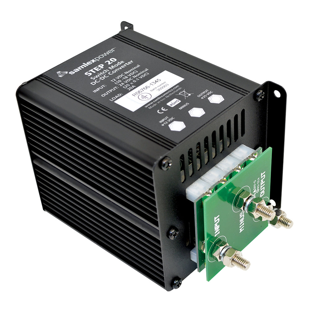 Samlex StepUp DCDC Converter 20A 918V Input 24V Output STEP20