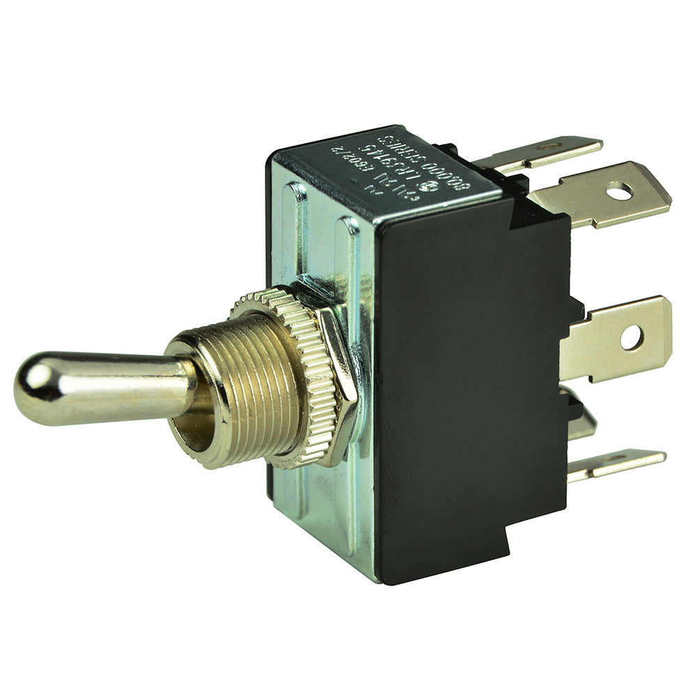 BEP DPDT Chrome Plated Toggle Switch ONOFFON 1002014