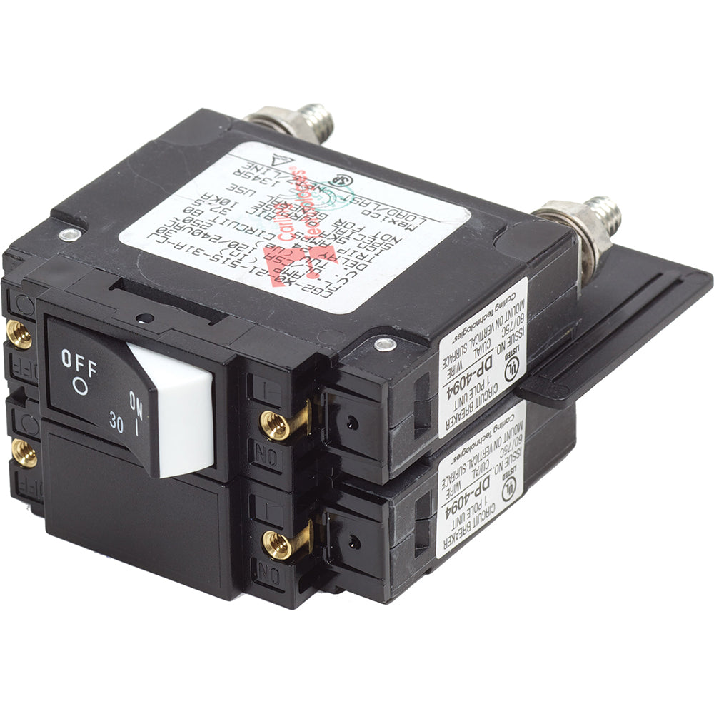 Blue Sea 7466 UL489 Circuit Breaker 30A Raised Rocker 7466