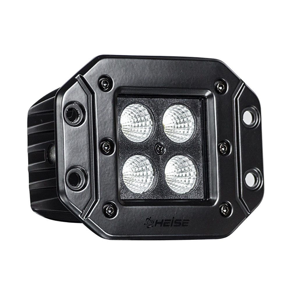 HEISE Blackout LED Cube Light Flush Mount 3 HEBFMCL2