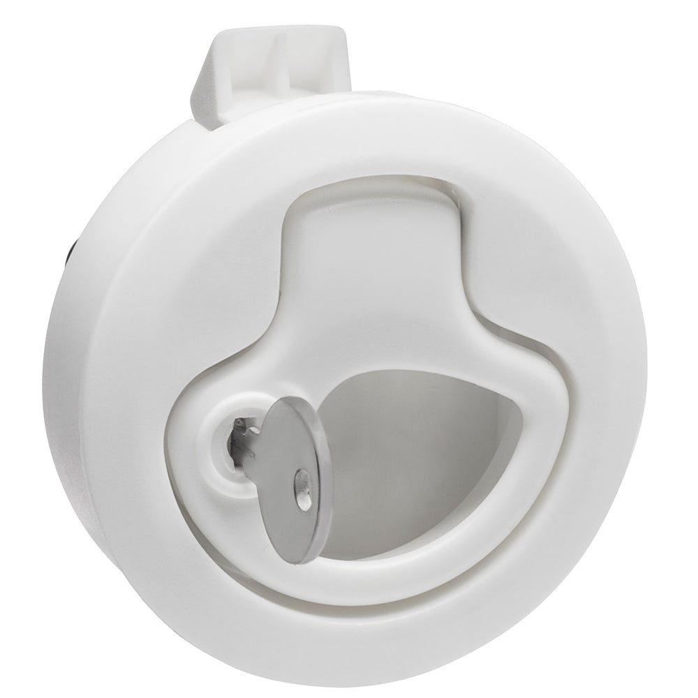 Whitecap Mini Ring Pull Nylon Locking White 3228WC