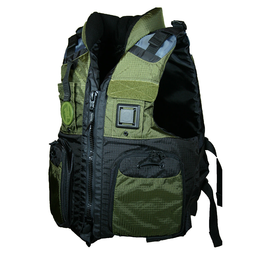 First Watch AV800 Four Pocket Flotation Vest OD Green XXL to3XL AV800GN2XL3XL