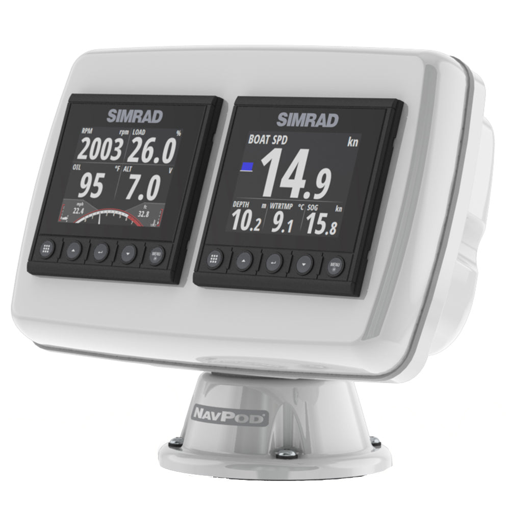 NavPod PP4503 PowerPod PreCut f2Simrad IS42BG TritonAP44 Square Hole Instruments PP4503