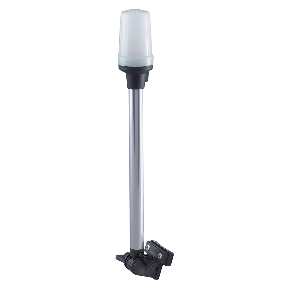 Perko Fold Down AllRound Pole Light Horizontal Mount White 1134DP0CHR