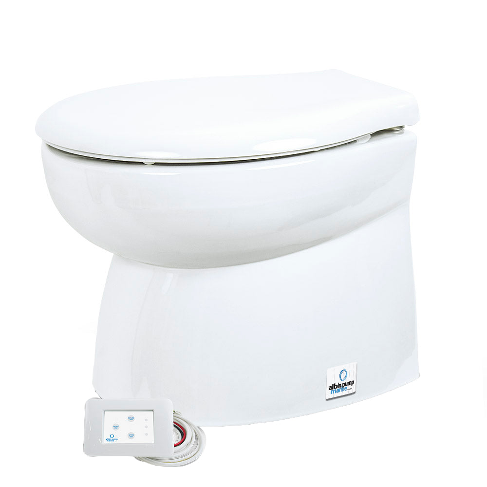 Albin Group Marine Toilet Silent Premium Low 24V 0704017