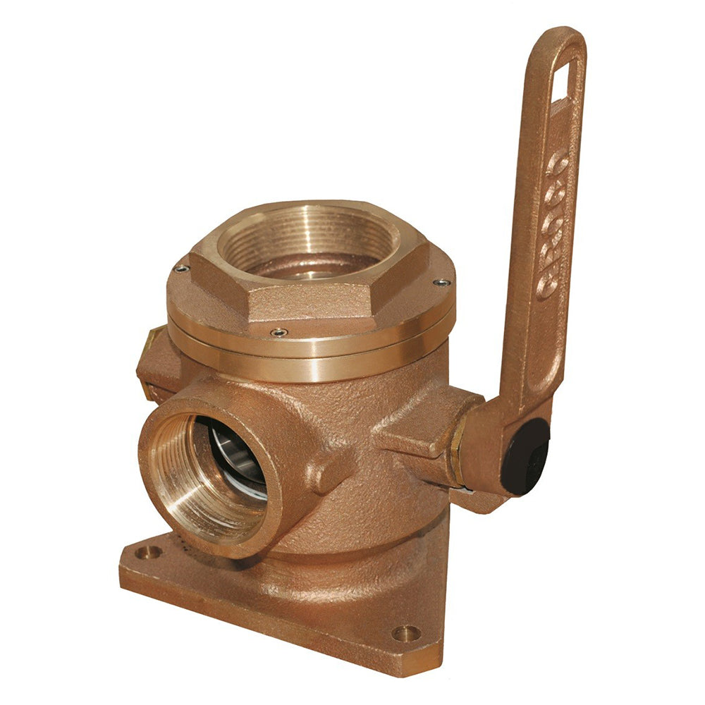 GROCO 3 Safety Seacock w212 Side Port SBV3000P