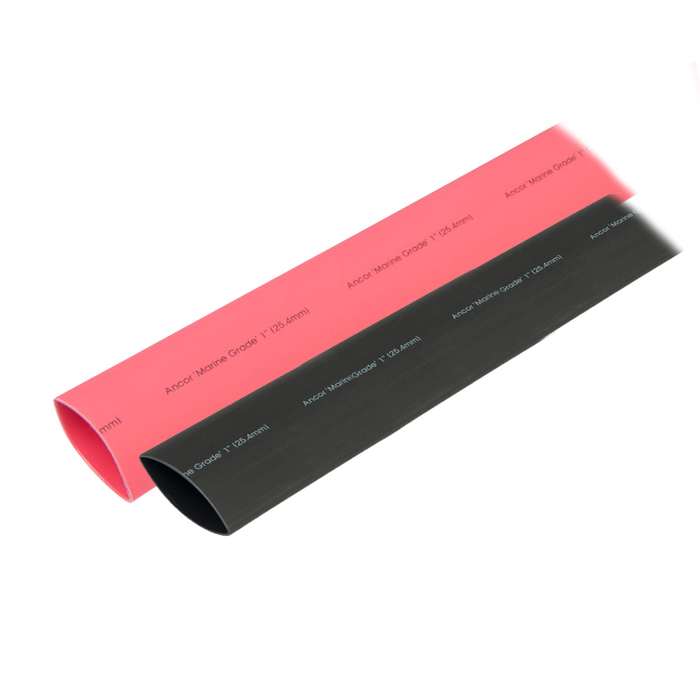 Ancor Heat Shrink Tubing 1 x 3 Black Red Combo 307602