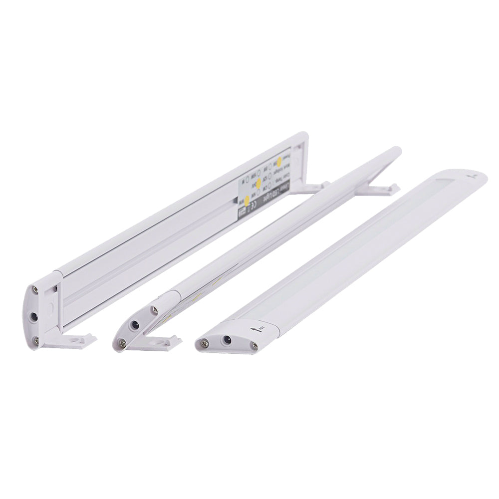 Lunasea 12 Adjustable Linear LED Light wBuiltIn Touch Dimmer Switch Cool White LLB32KC0100
