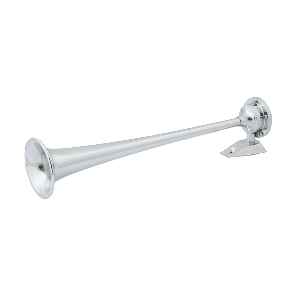 Marinco 24V Chrome Plated Single Trumpet Air Horn 10524