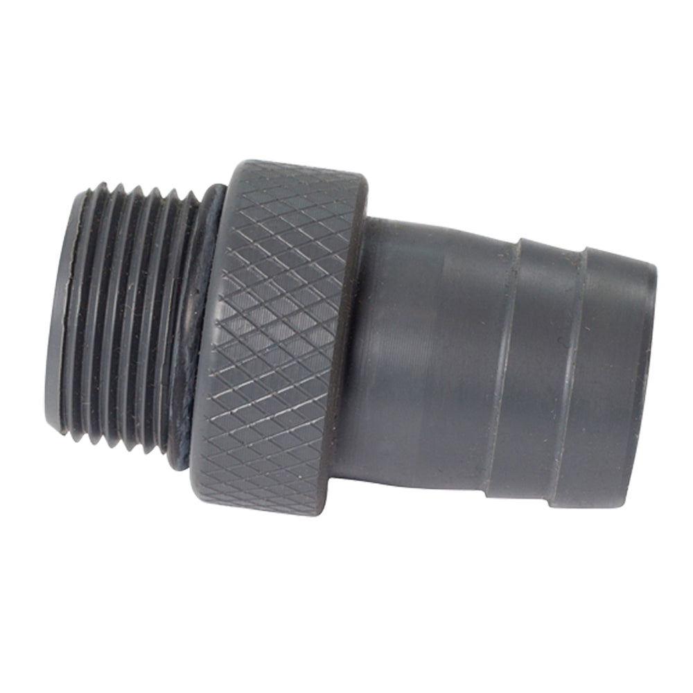 FATSAC 1 Barbed End wSuction Stopping TechnologySac Valve Threads wORings fAuto Ballast Systems W733SS