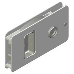 Southco Door Entry Lockset Flush White MF0211070