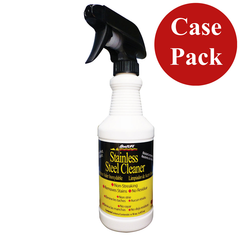 BoatLIFE Stainless Steel Cleaner 16oz Case of 12 1134CASE