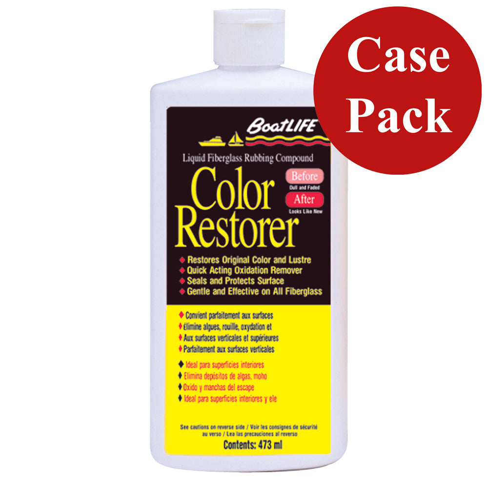 BoatLIFE Fiberglass Rubbing Compound Color Restorer 16oz Case of 12 1116CASE