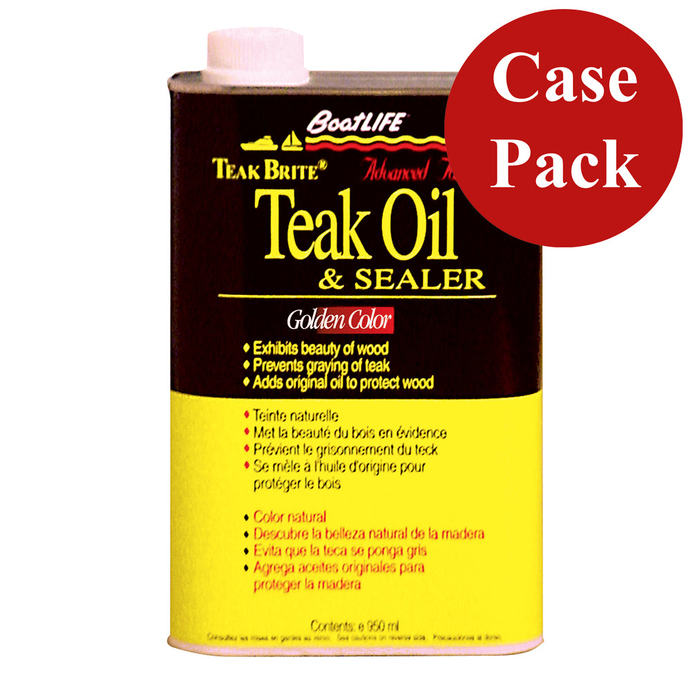 BoatLIFE Teak Brite Advanced Formula Teak Oil 32oz Case of 12 1188CASE