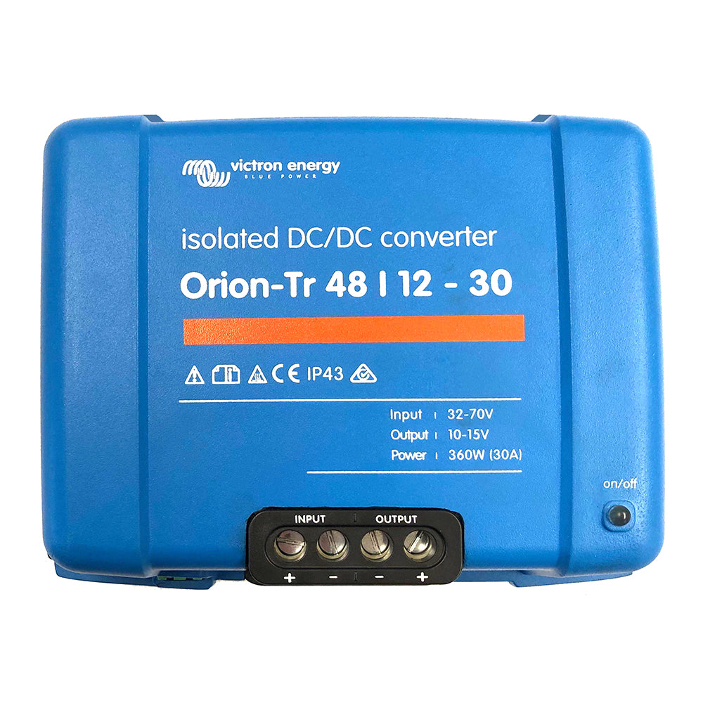 Victron OrionTR DCDC Converter 48 VDC to 12 VDC 30AMP Isolated ORI481240110