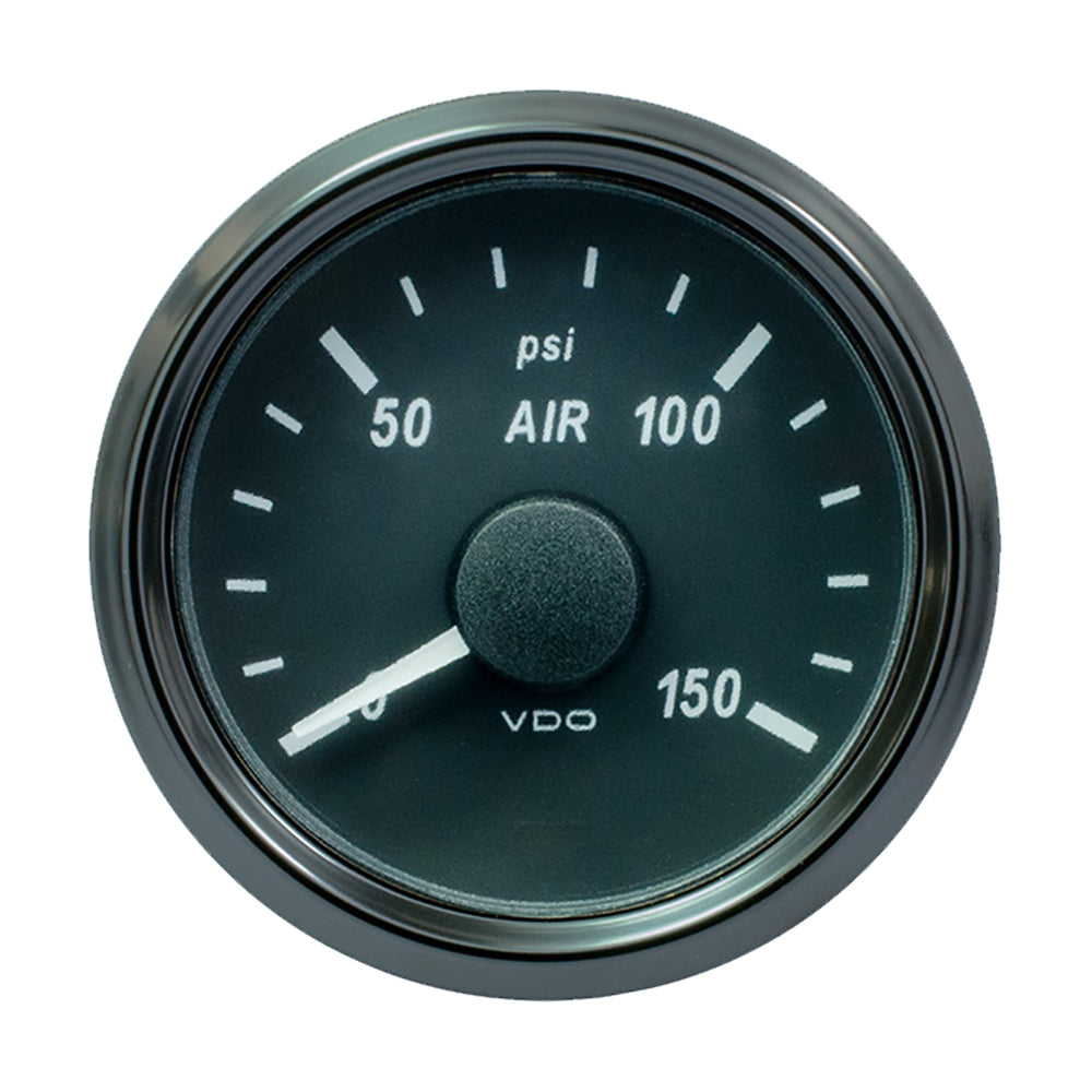 VDO SingleViu 52mm 2116 Air Pressure Gauge 150 PSI 0180 Ohm A2C3833440030