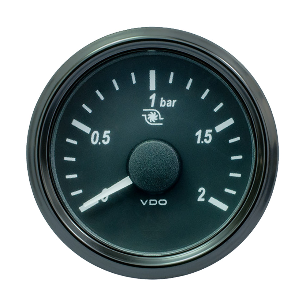 VDO SingleViu 52mm 2116 Turbo Pressure Gauge 2 Bar 0180 Ohm A2C3833490030