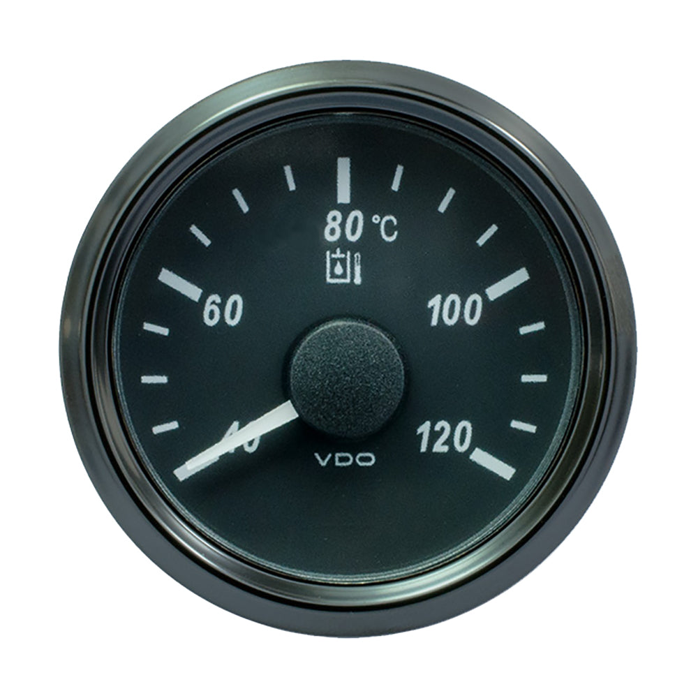 VDO SingleViu 52mm 2116 Hydraulic Oil Temp Gauge 120C 29122 Ohm A2C3833510030