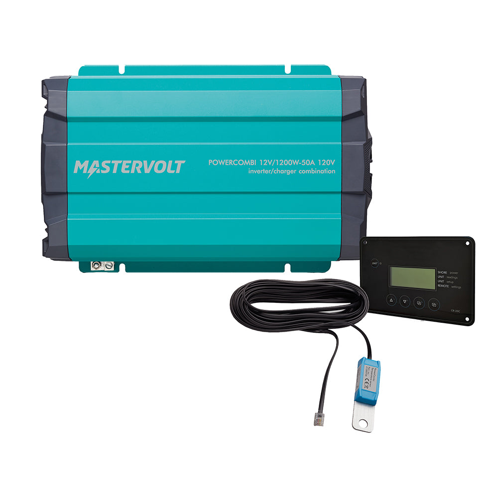 Mastervolt PowerCombi Pure Sine Wave InverterCharger 1200W 12V 50A Kit 36211201