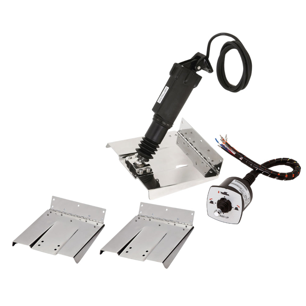 Uflex 12x12 Polished Stainless Steel Trim Tab Kit MTCP1212LPJ