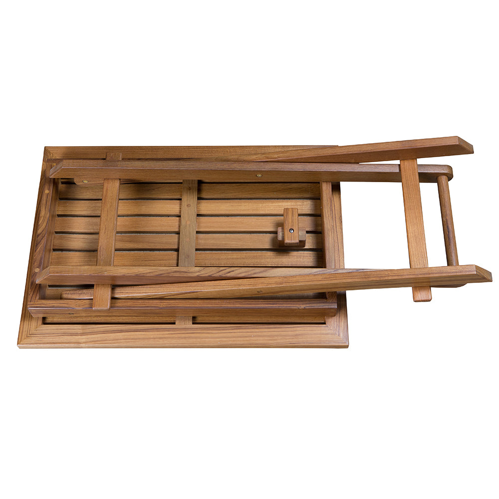 Whitecap Folding Slat Table Teak 63058