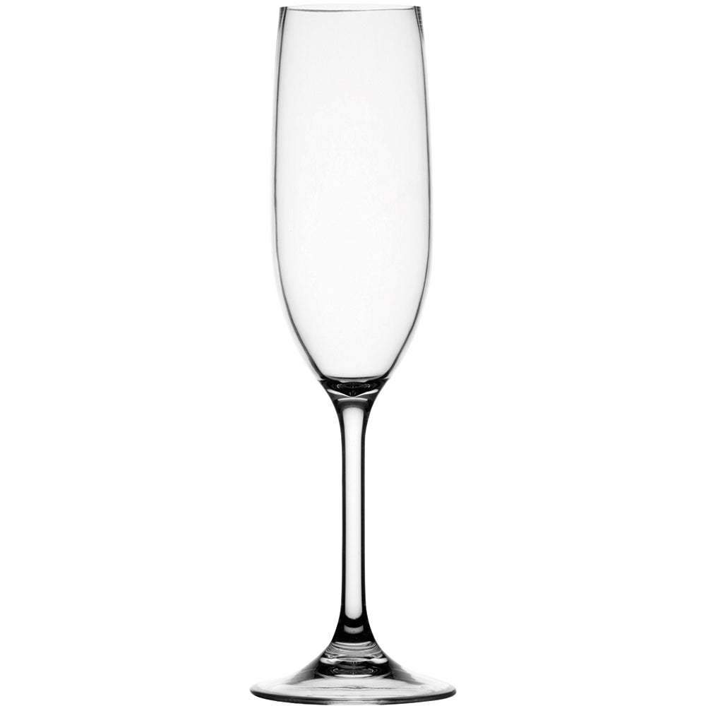 Marine Business NonSlip Flute Glass Party CLEAR TRITAN Set of 6 28105C
