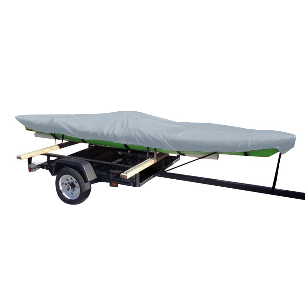 Carver PolyFlex II Extra Wide StyledtoFit Cover f145 Fishing Kayaks Trailerable Grey 4014XF10