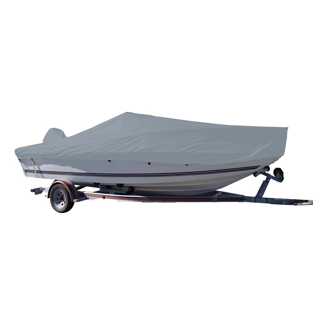 Carver SunDURA StyledtoFit Boat Cover f215 VHull Center Console Fishing Boat Grey 70021S11