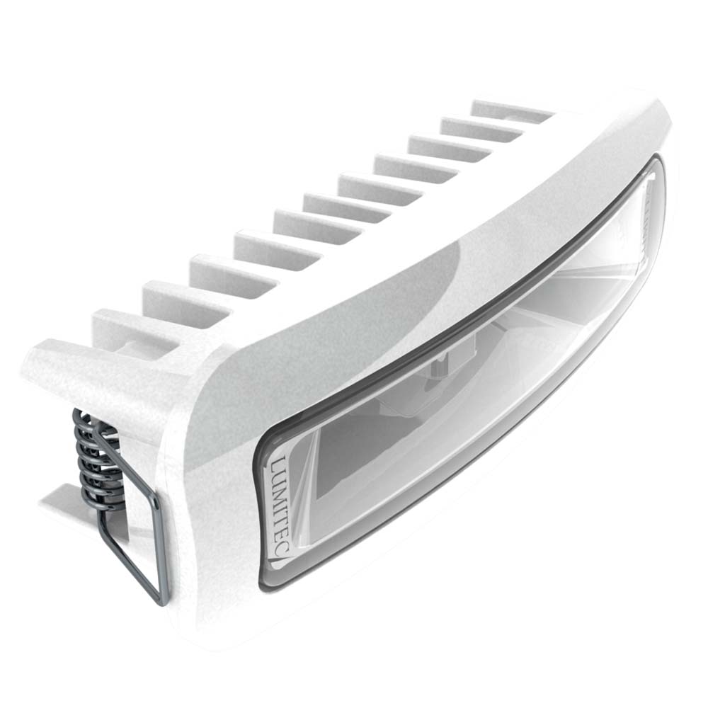 Lumitec Capri3 Spreader Light WhiteBlue Dimming White Housing 101721