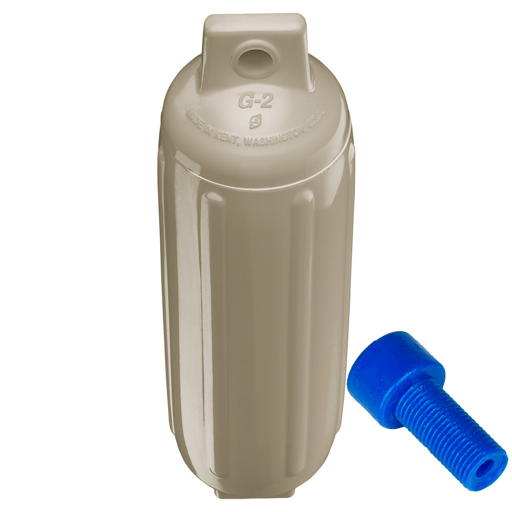 Polyform G2 Twin Eye Fender 45 x 155 Sand wAdapter G2 SAND WAIR ADAPTER