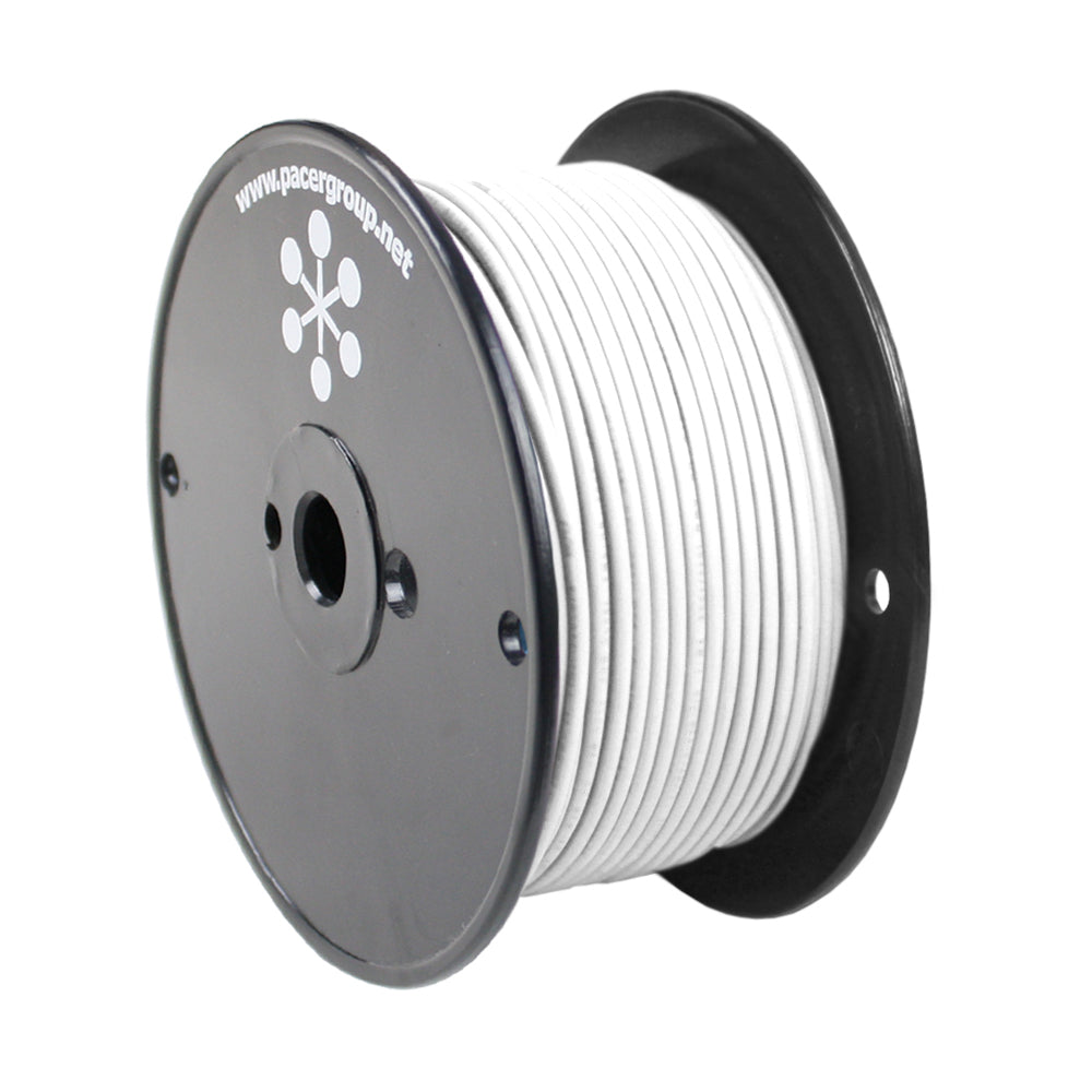 Pacer White 12 AWG Primary Wire 250 WUL12WH250
