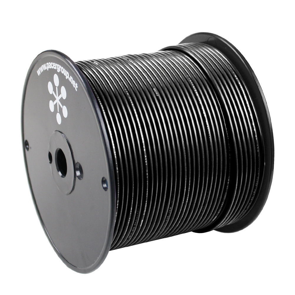 Pacer Black 12 AWG Primary Wire 500 WUL12BK500