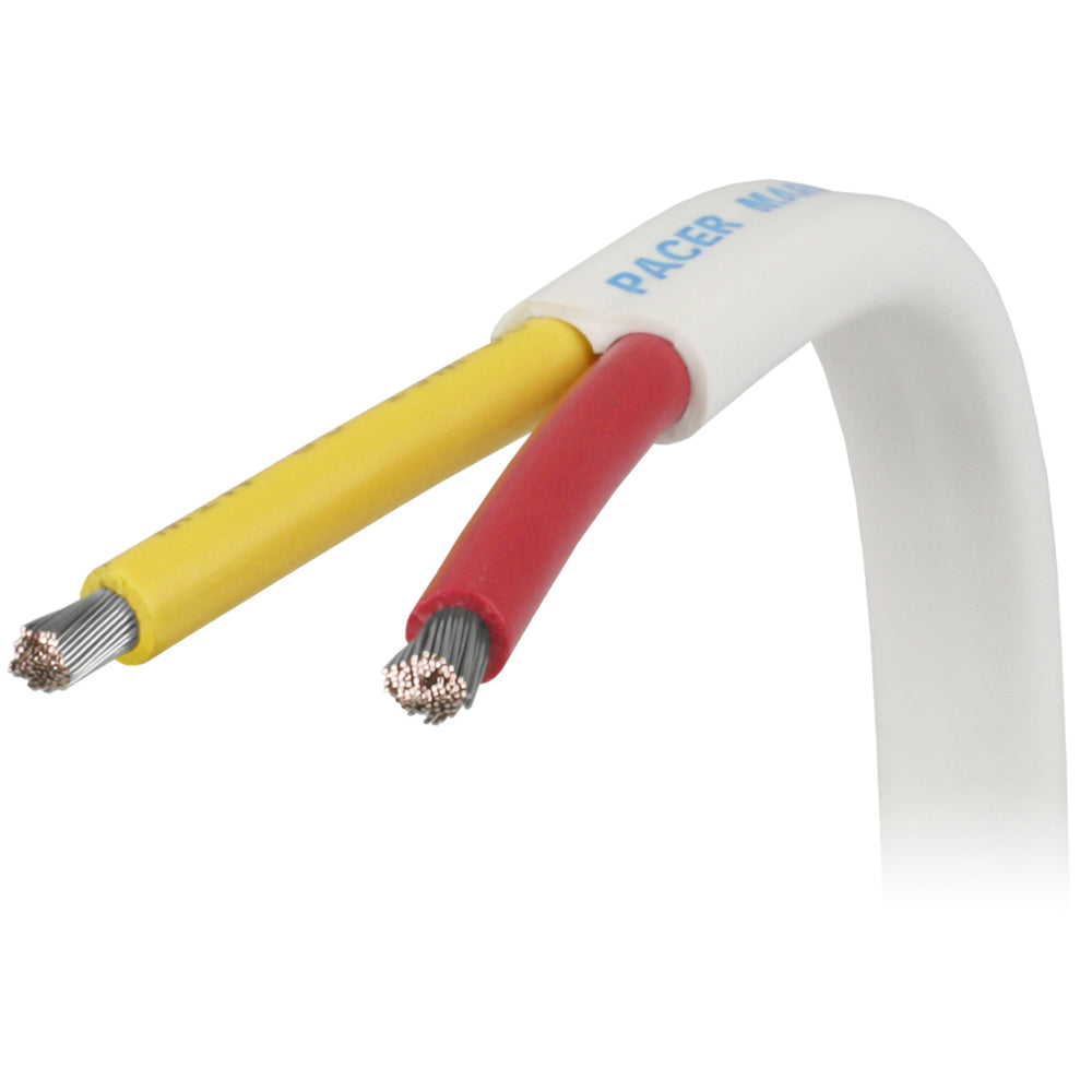 Pacer 142 AWG Safety Duplex Cable Flat Cable RedYellow 1000 W142RYW1000