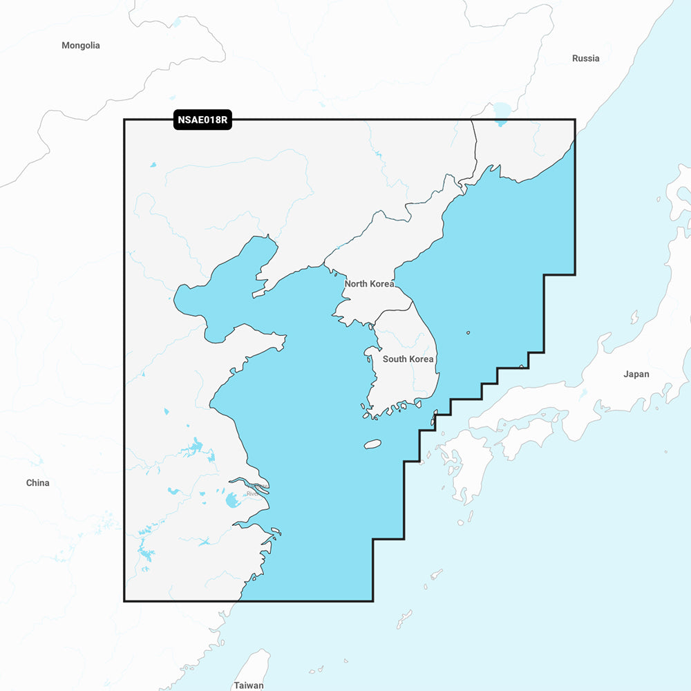 Garmin Navionics NSAE018R Yellow Sea Marine Chart 010C121620