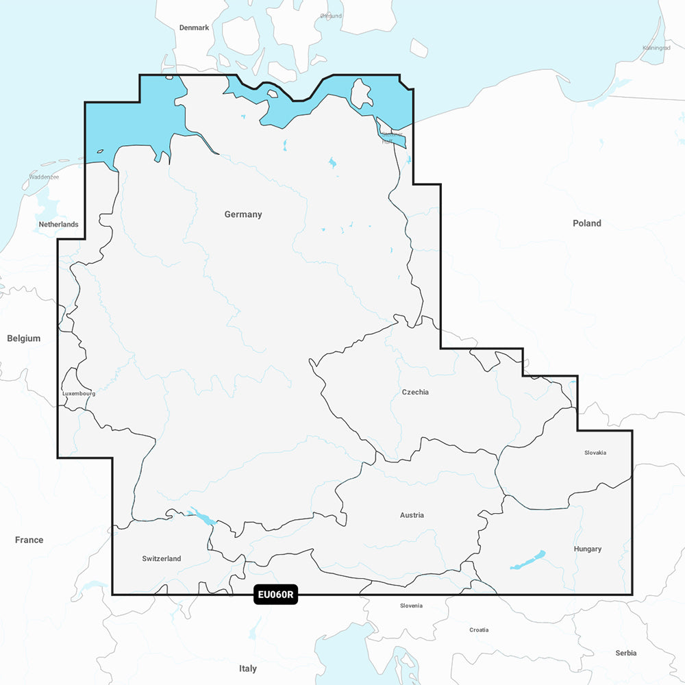 Garmin Navionics NSEU060R Germany Lakes Rivers Inland Marine Chart 010C125520