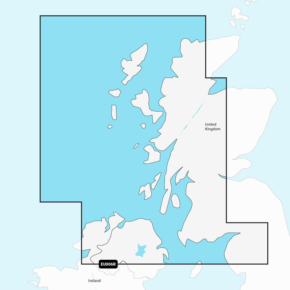 Garmin Navionics Vision NVEU006R Scotland West Coast Marine Chart 010C123400