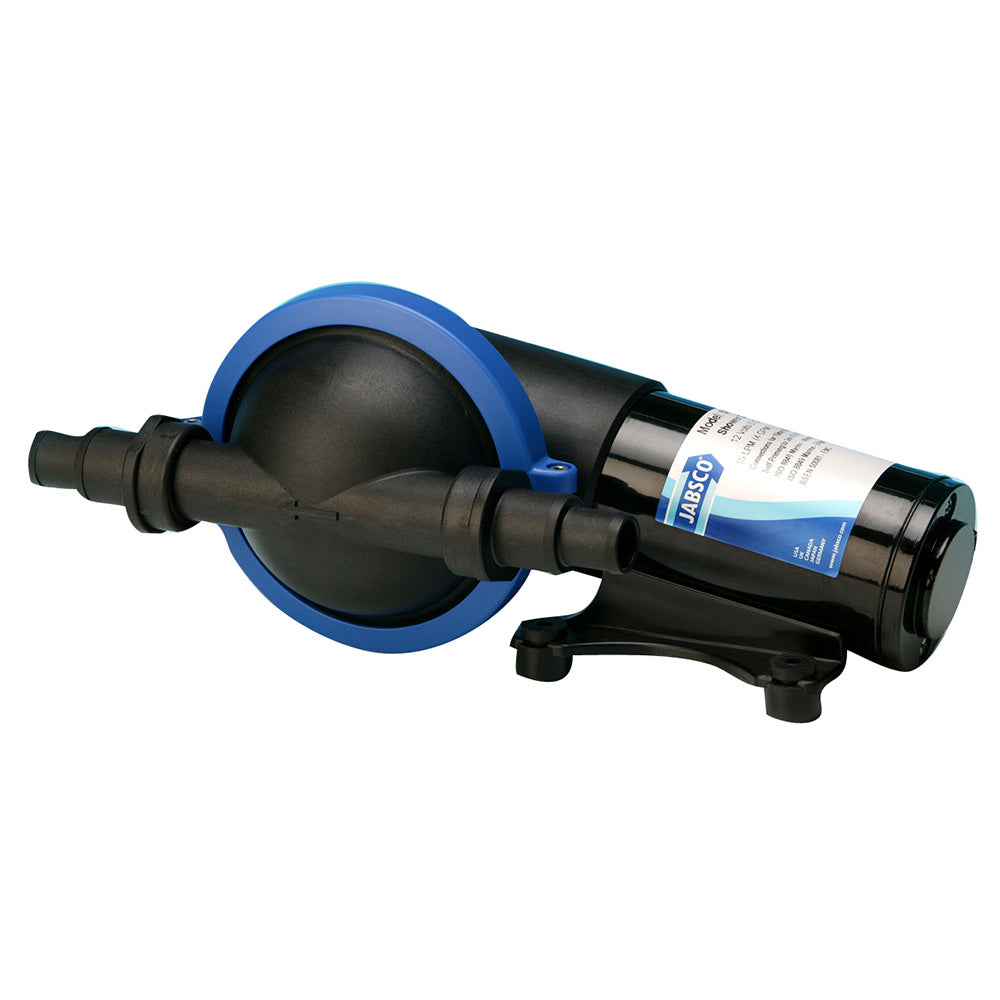 Jabsco Filterless BilgeSinkShower Drain Pump 42 GPM 24V 508801100