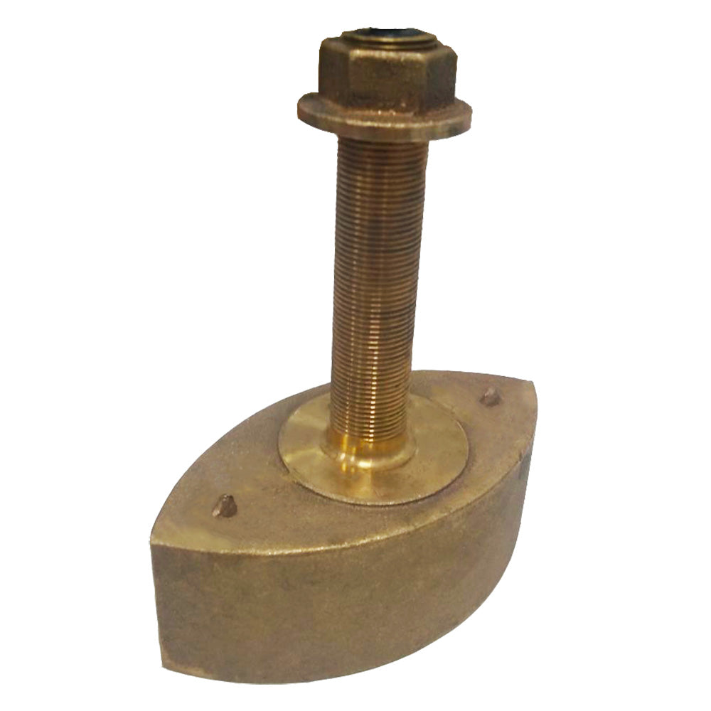 Echonautics Bronze Stem ThruHull HighFrequency CHIRP Transducer 600W 130 210kHz CB131H600