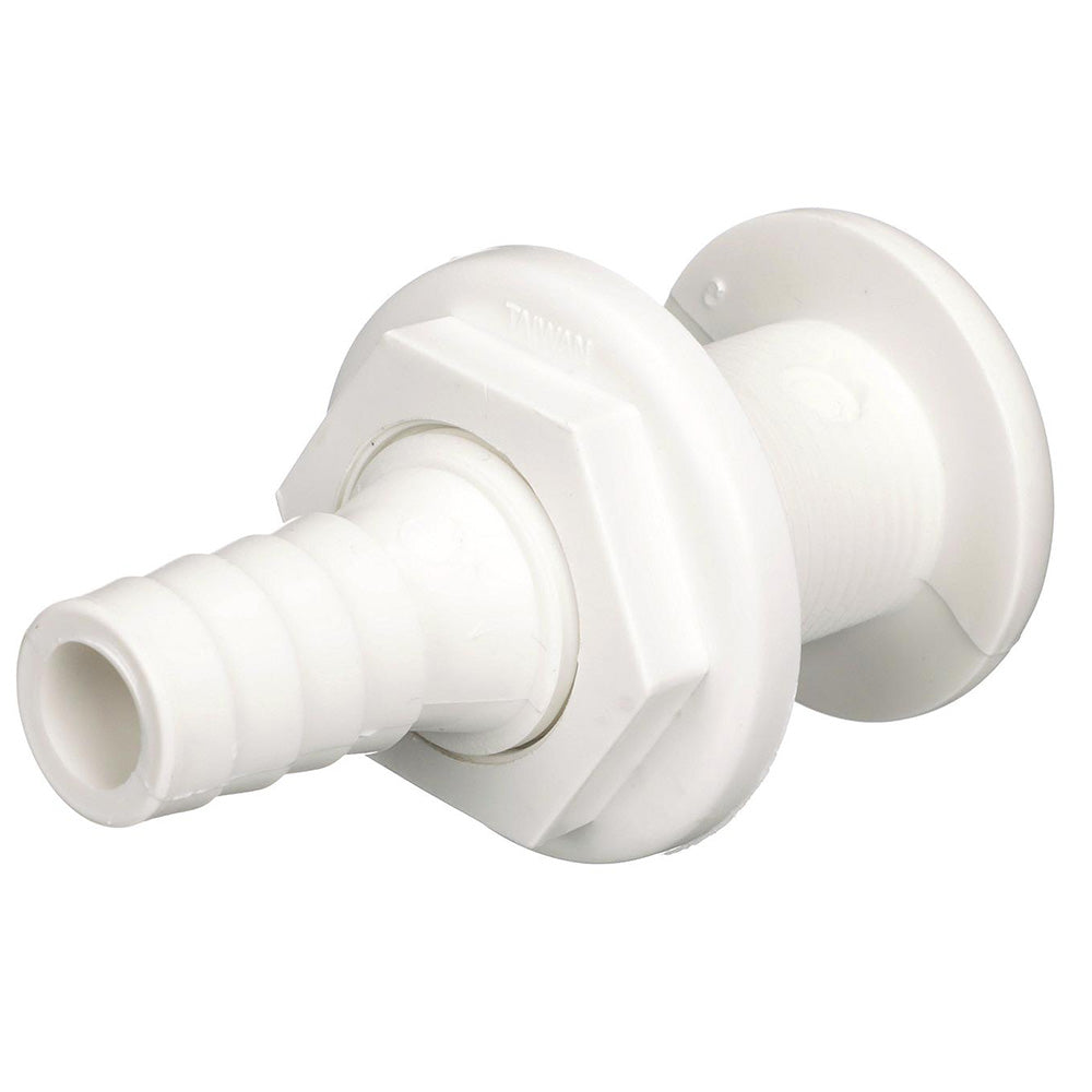 Attwood White Plastic ThruHull Fitting 34 Inner Diameter 38733