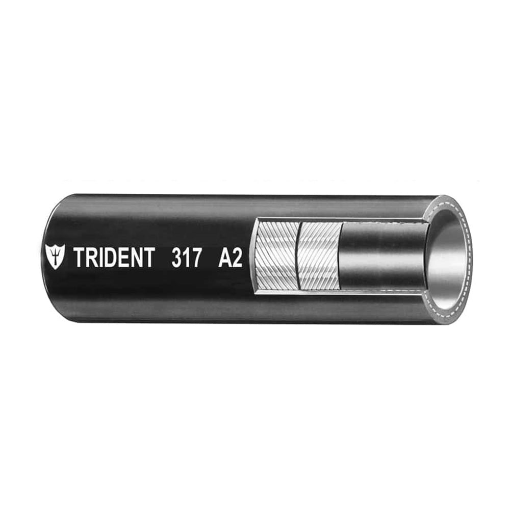 Trident Marine 58 x 50 Boxed Type A2 Fuel Vent Line Hose Black 3170586