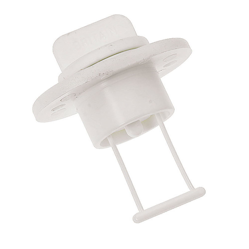Barton Marine Drain Plug and Socket White 15mm 1932 Bore 42358