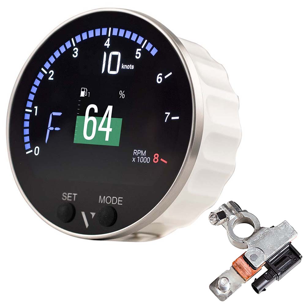 Veratron 85mm 338 VMH35S Multifunction Gauge wVoltage Dependent 05V Sensor Input Battery Sensor B00143502