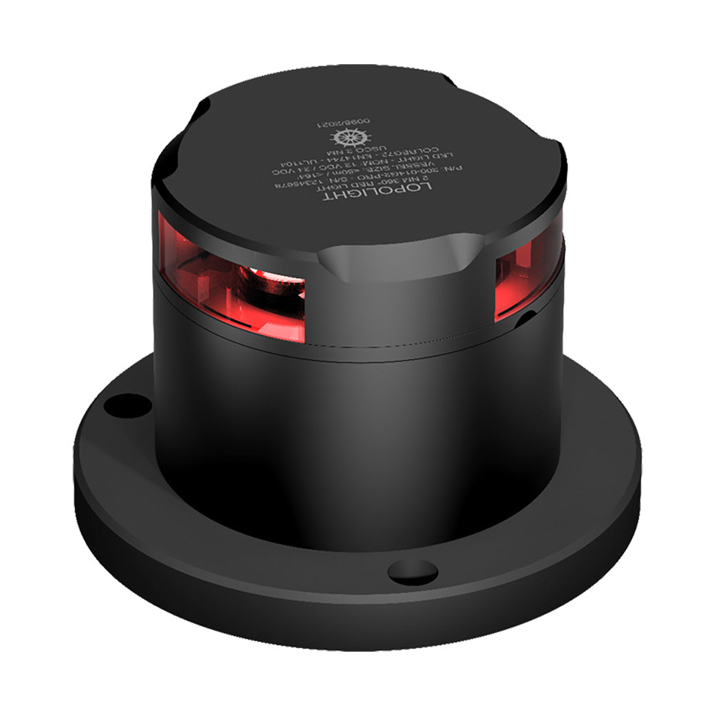 Lopolight 3nm 360 Red IceClass Black Anodized Light 300114G2PROI