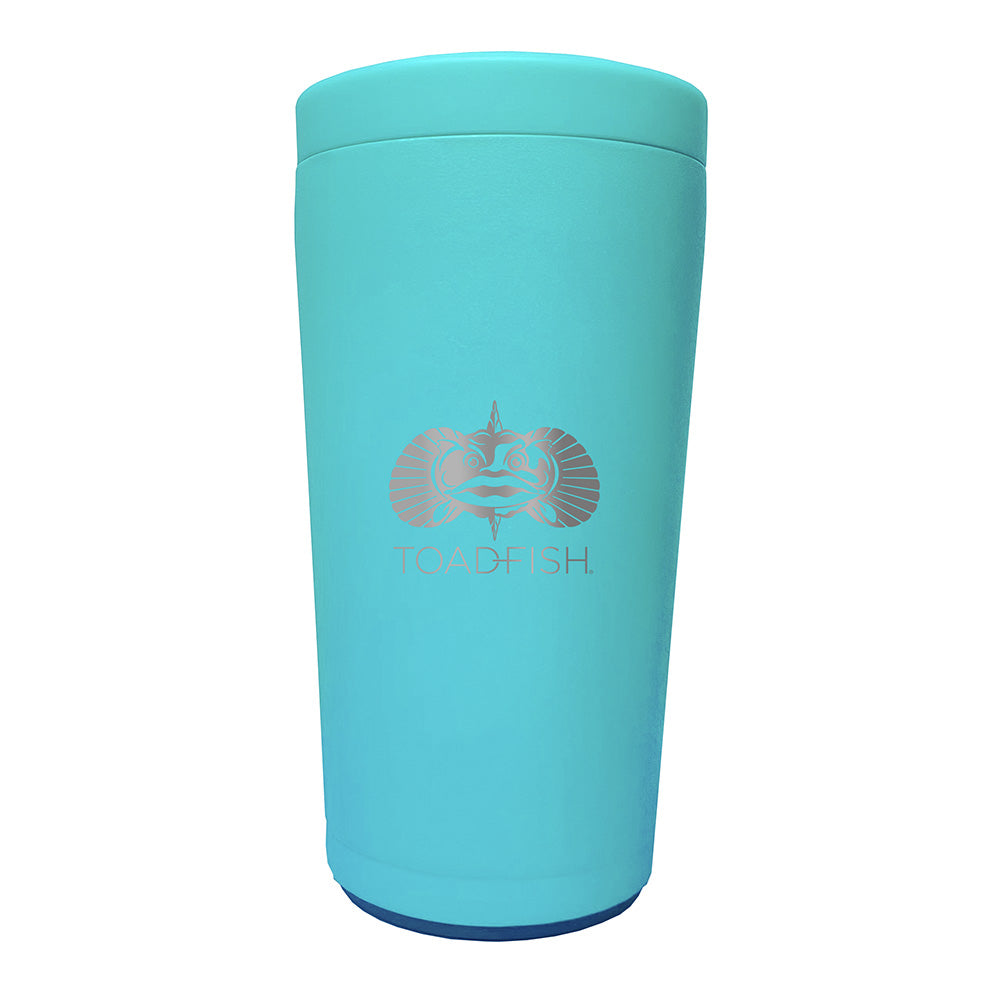 Toadfish NonTipping Can Cooler 20  Universal Design  Teal 5004