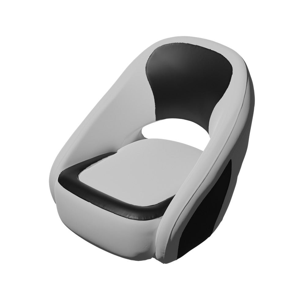 TACO Caladesi Smooth Bucket Seat  GreyBlack BA225GRYBLK
