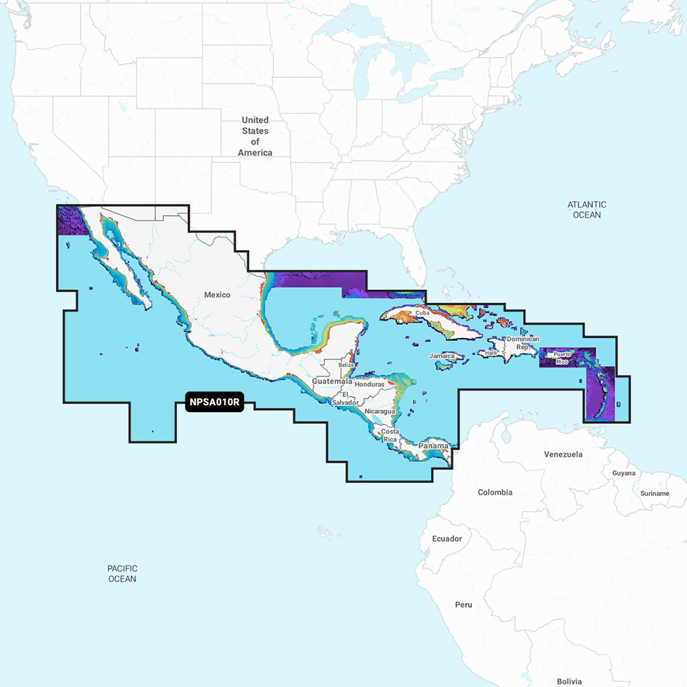 Navionics Platinum NPSA010R  Central America  Caribbean 010C145940