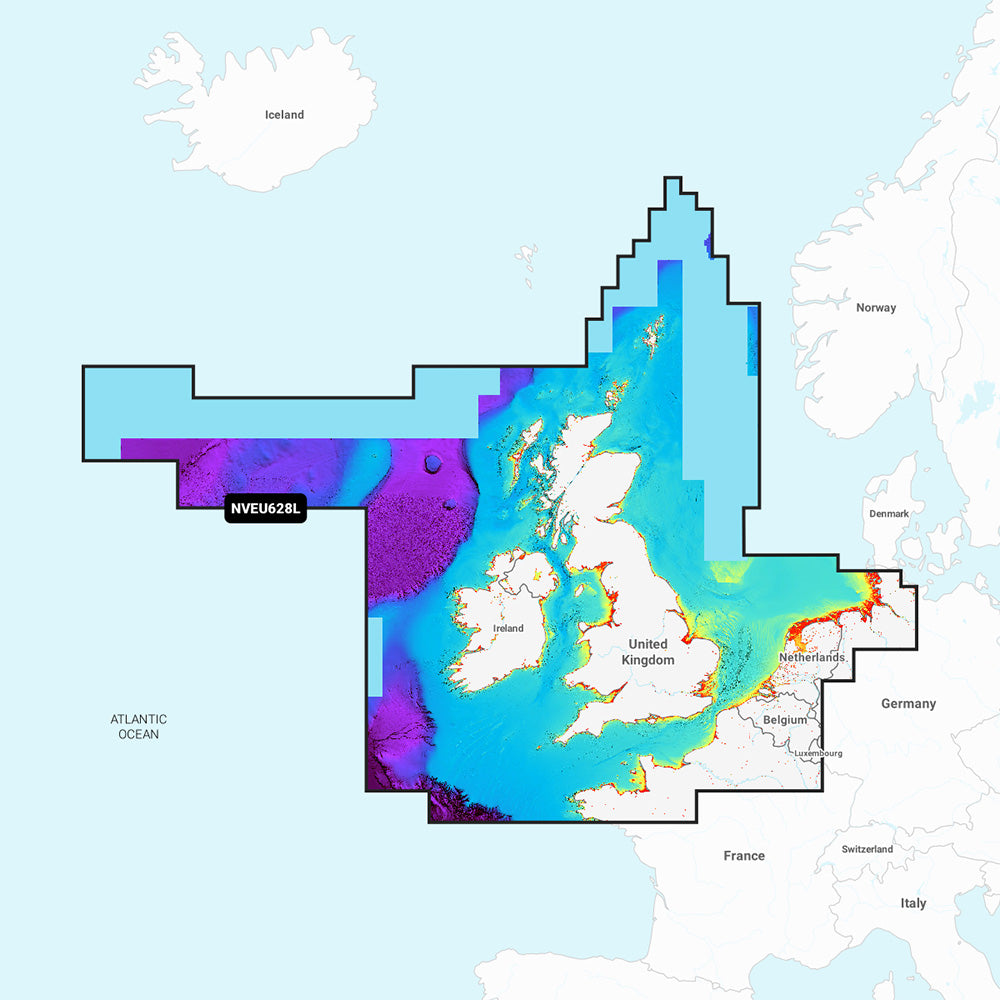 Garmin Navionics Vision NVEU628L UK Ireland  Holland 010C127100