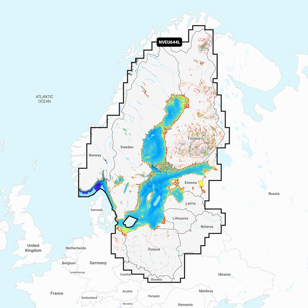 Garmin Navionics Vision NVEU644L Baltic Sea 010C127300