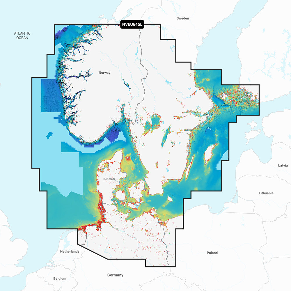 Garmin Navionics Vision NVEU645L Skagerrak  Kattegat 010C127400